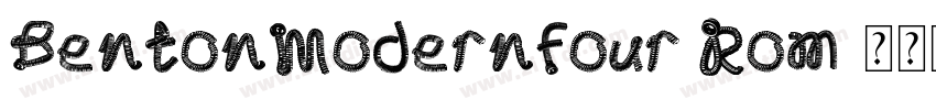 BentonModernFour Rom字体转换